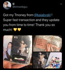 BTS T-money Card JIN